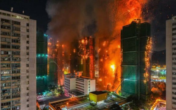 Hong Kong High-Rise Blaze